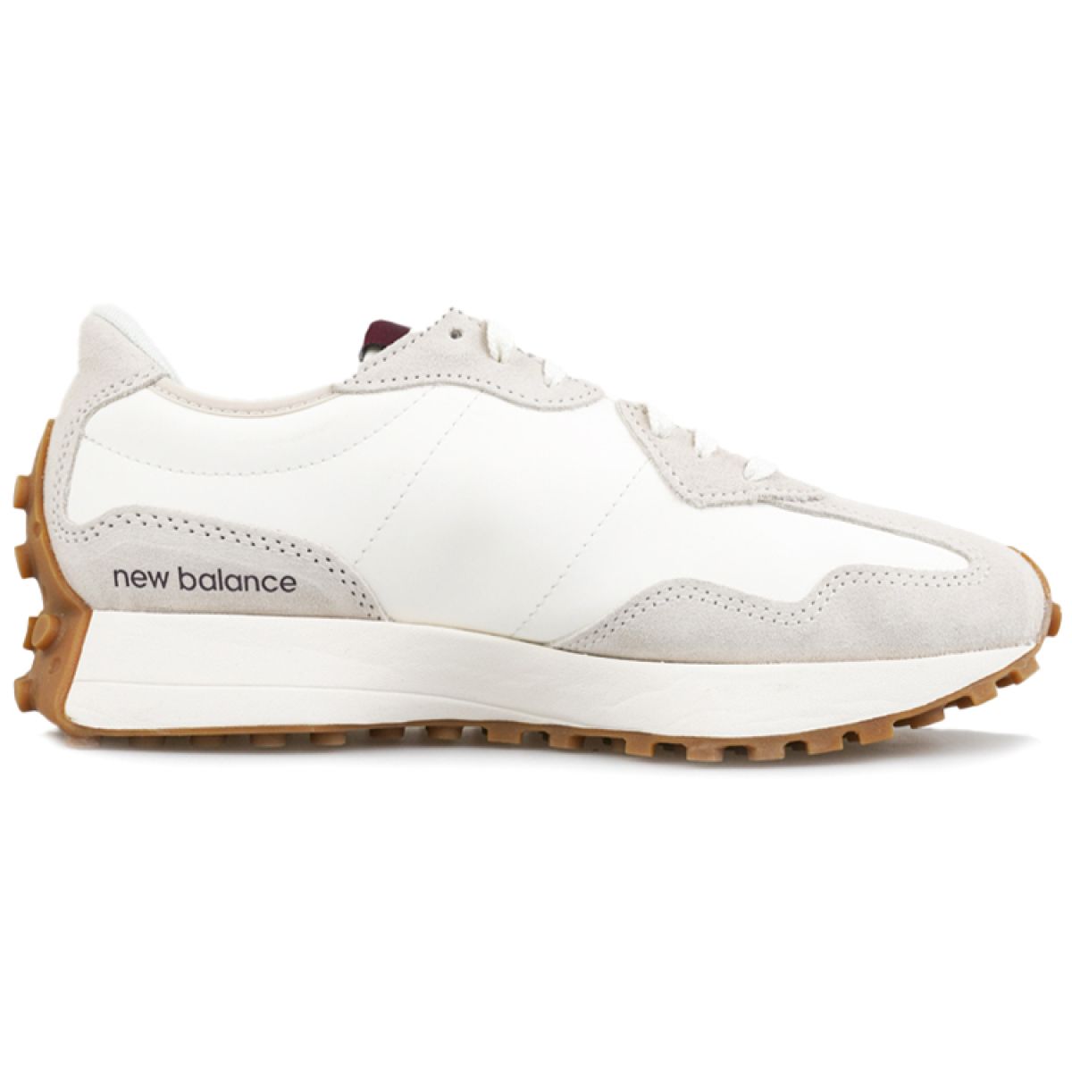 Женские кроссовки New Balance 327 Burgundy/Beige/White