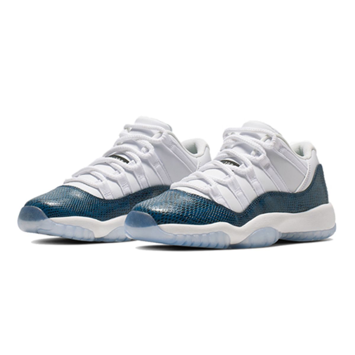 Кроссовки Jordan 11 Retro Low Snake Navy GS