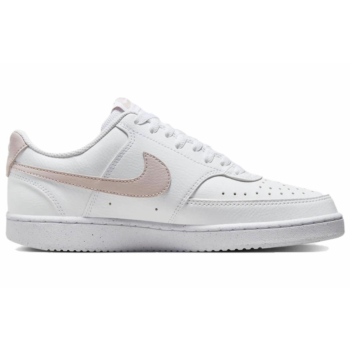 Женские кеды Nike Court Vision Low Next Nature White/Pink