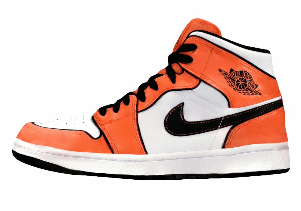 Кроссовки Air Jordan 1 Mid SE Turf Orange