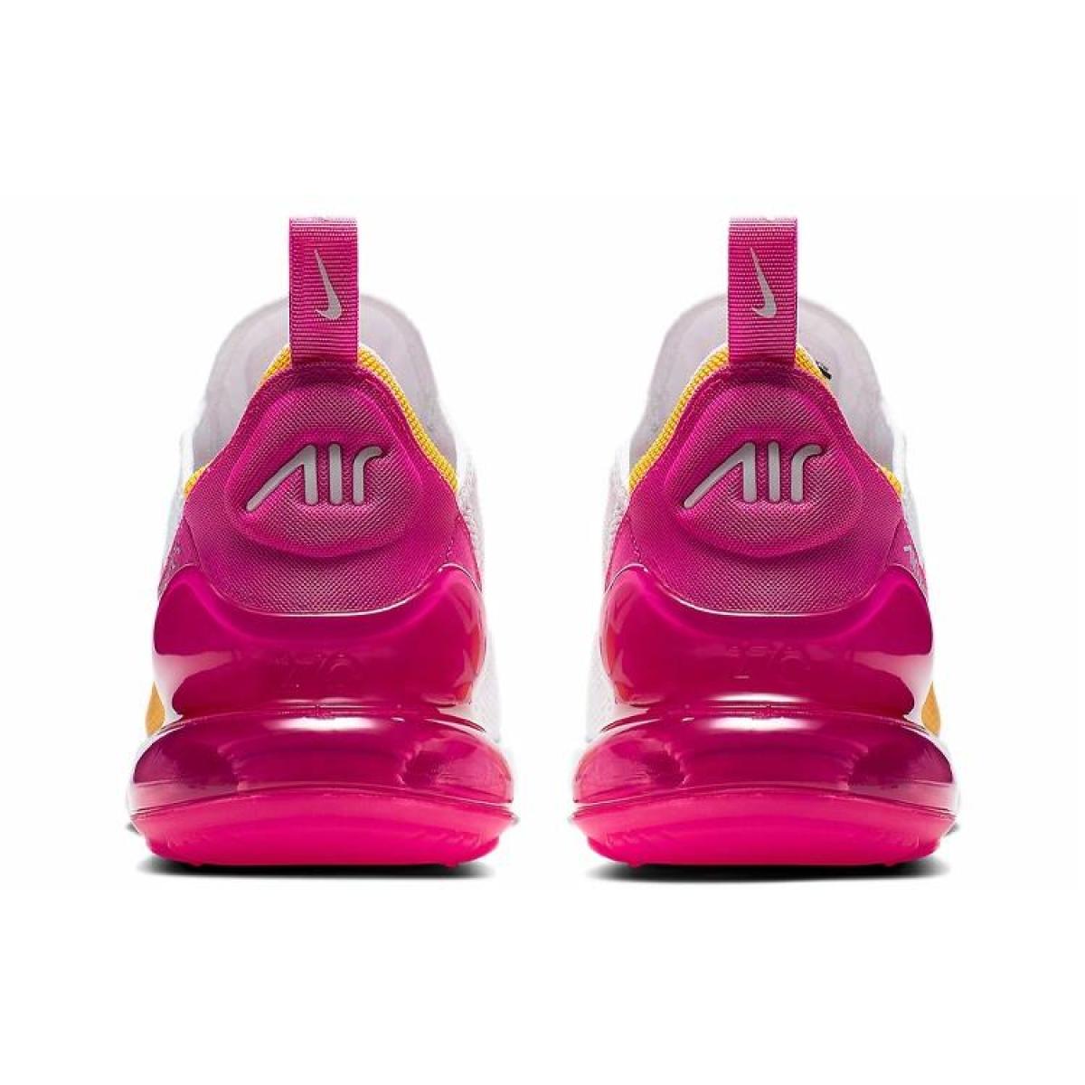 Женские кроссовки Nike Air Max 270 Yellow/Pink/White