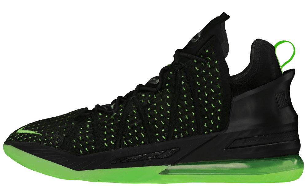 Мужские кроссовки Nike Lebron 18 Black/Green/White