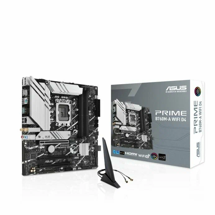 Материнская плата ASUS PRIME B760M-A WIFI D4, LGA 1700, DDR4, mATX