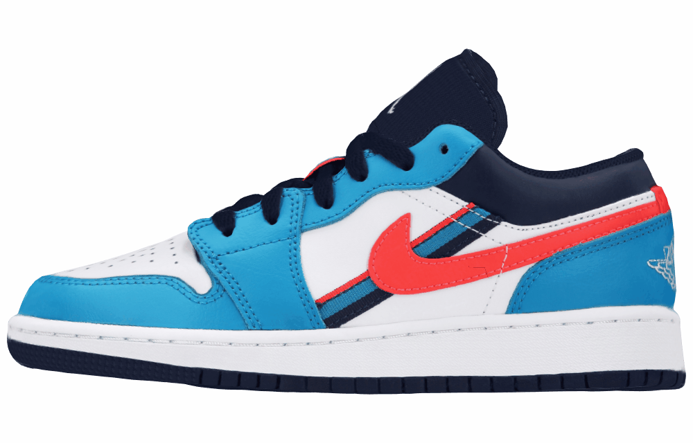 Подростковые кроссовки Air Jordan 1 Low Game Time Blue GS