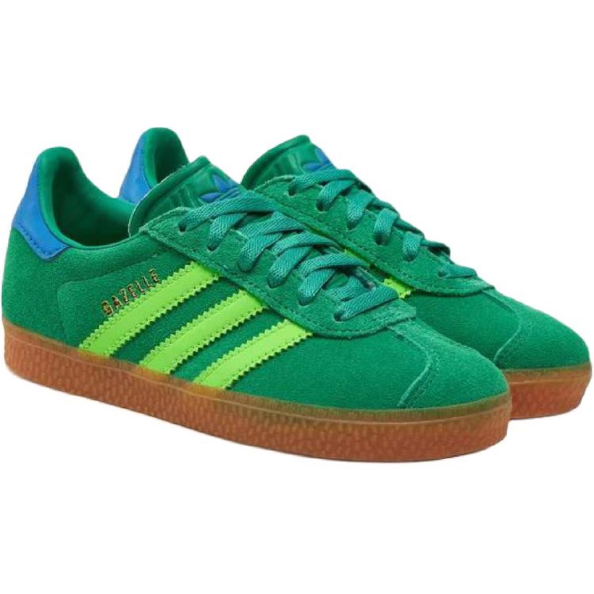 Подростковые кроссовки Adidas Originals Gazelle Green GS