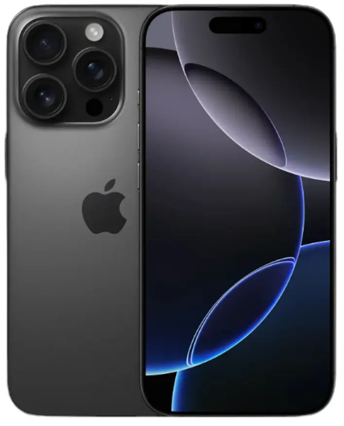 Смартфон Apple iPhone 16 Pro 128 GB, Dual nano SIM, Black Titanium