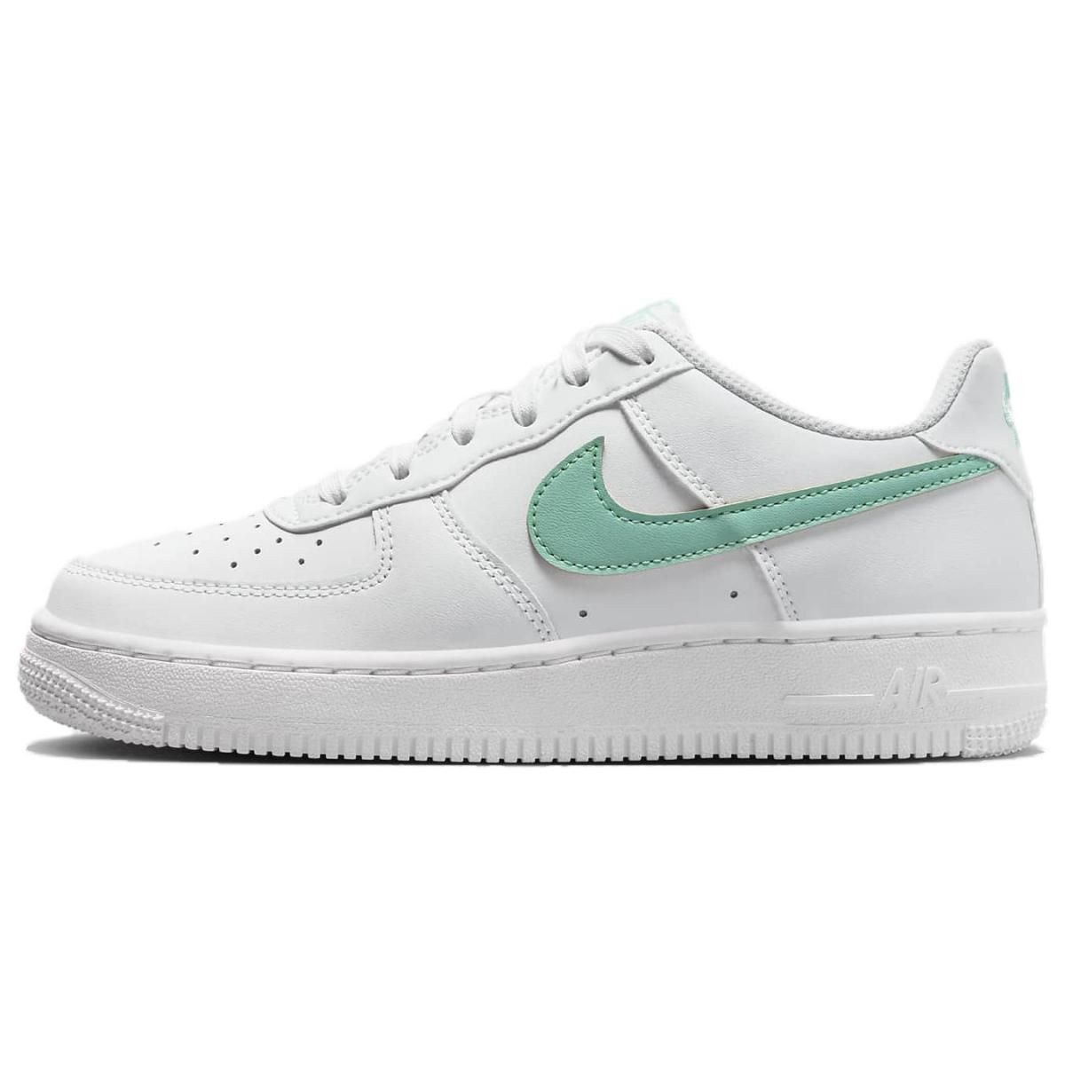 Подростковые кроссовки Nike Air Force 1 White/Green GS