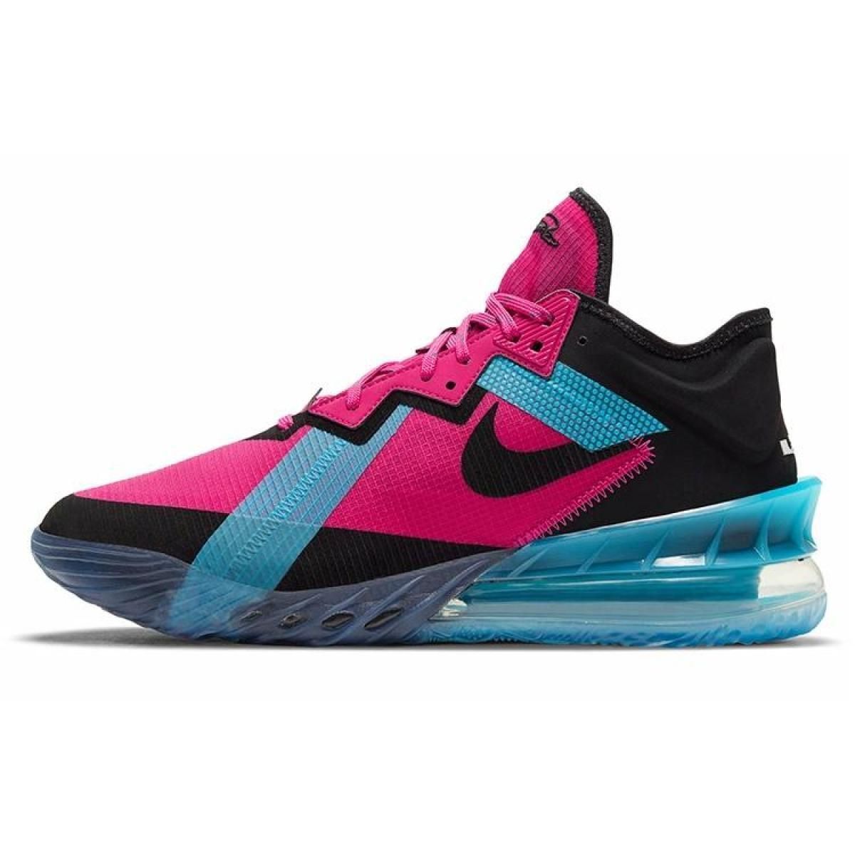 Кроссовки Nike Lebron 18 Fireberry Black/Blue/Pink