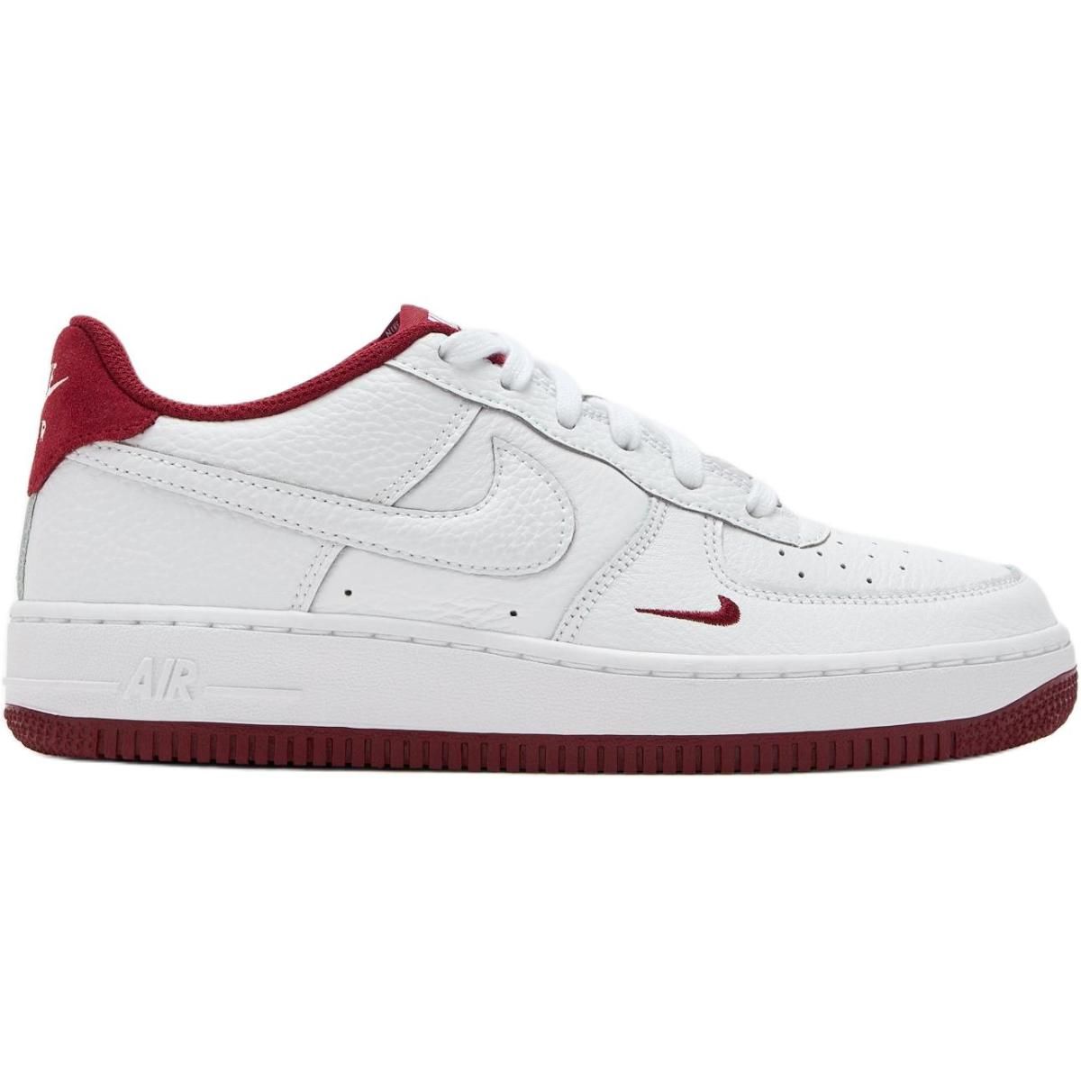 Подростковые кроссовки Nike Air Force 1 Lv8 3 White/Red GS