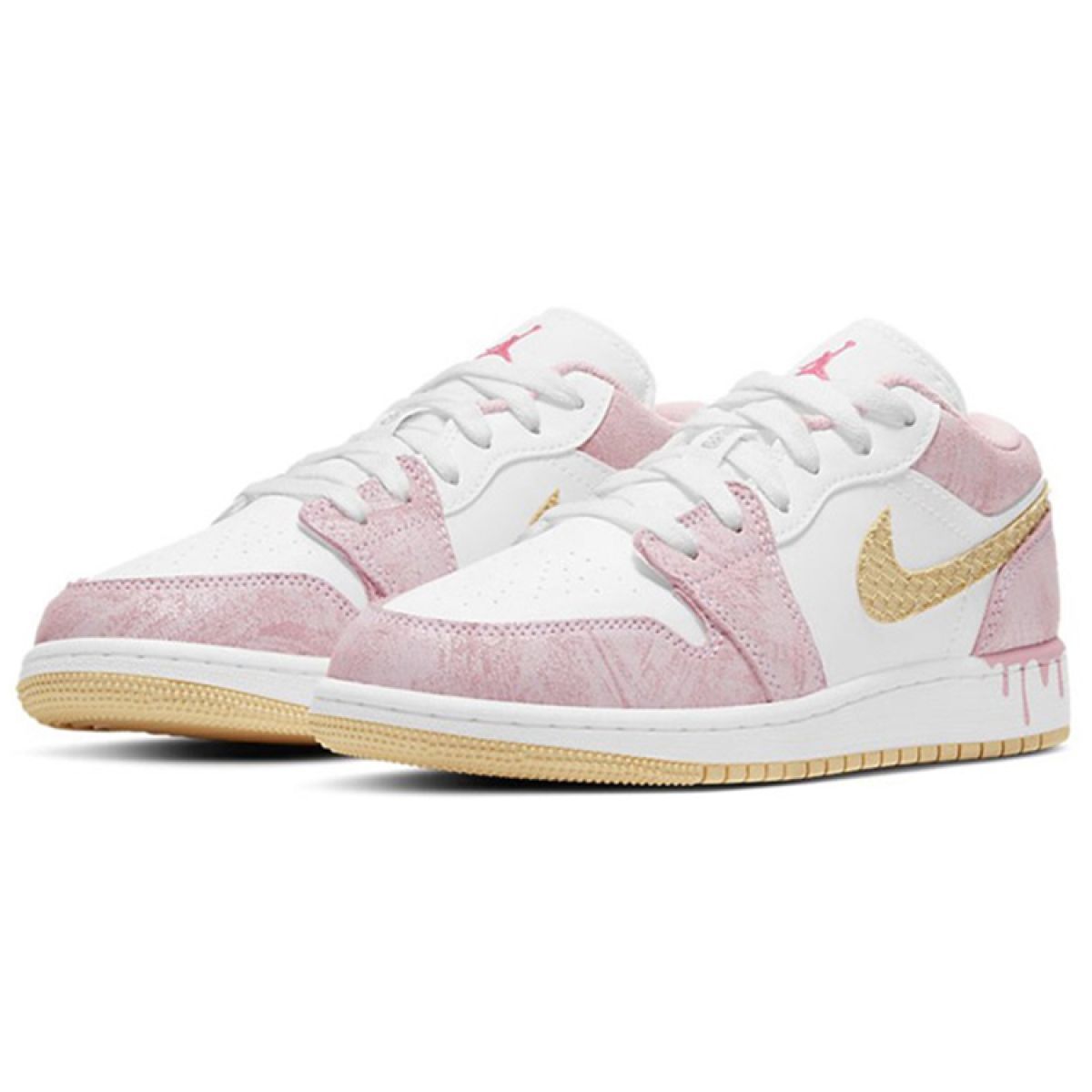 Подростковые кроссовки Air Jordan 1 Low Paint Drip GS