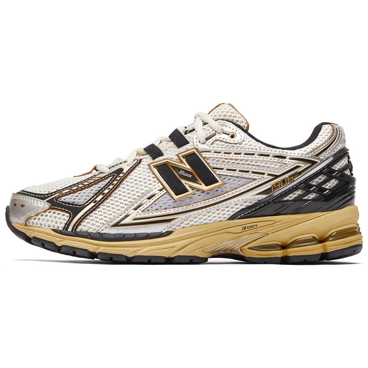 Кроссовки New Balance 1906R Black/Gold/White