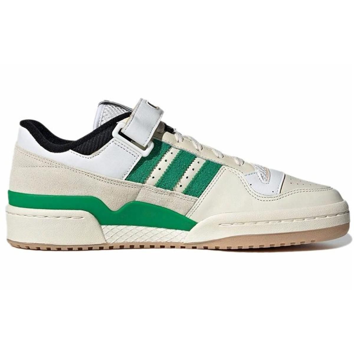 Кроссовки Adidas Originals Forum 84 Low "s" White/Black/Green