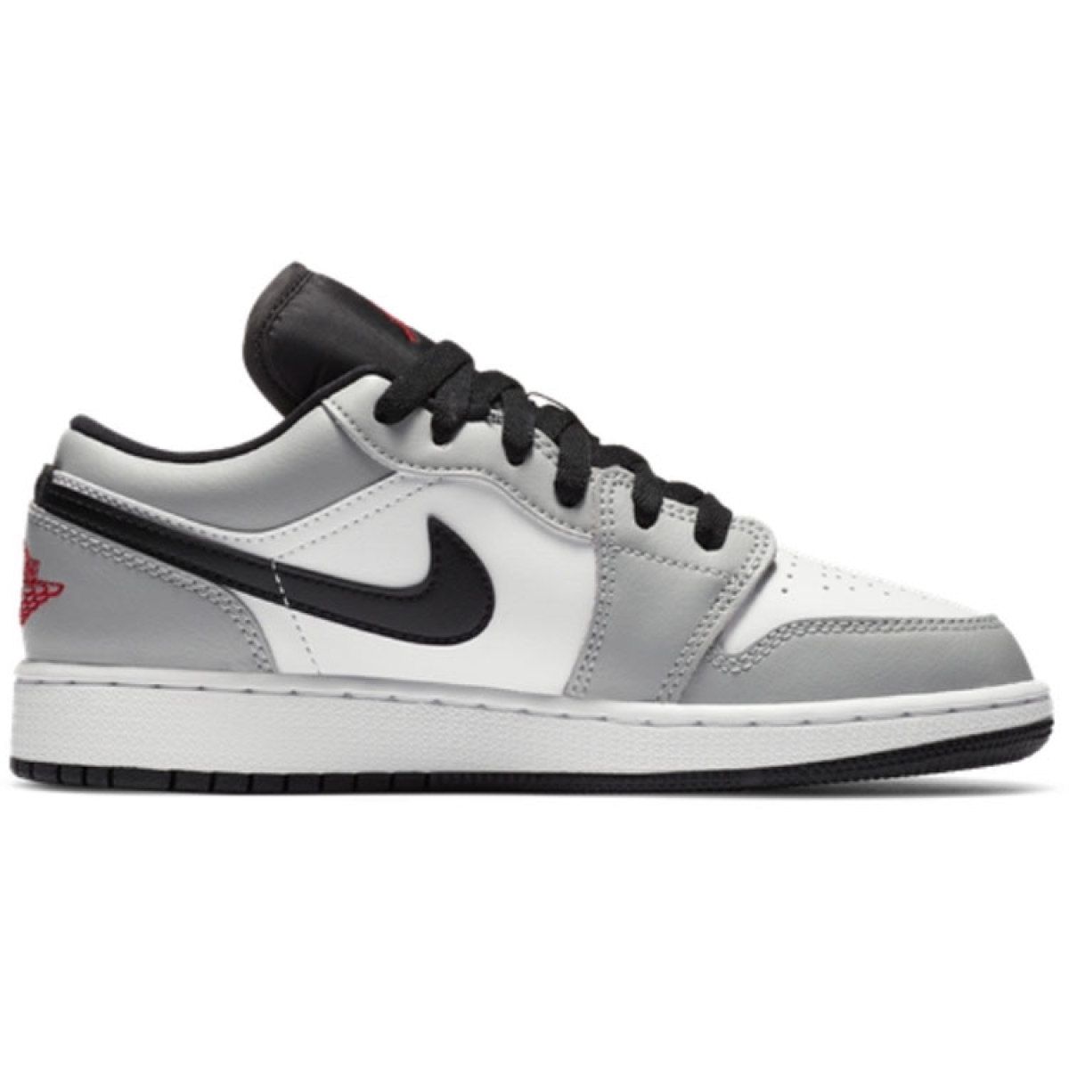 Подростковые кроссовки Air Jordan 1 Low "Light Smoke Grey" GS