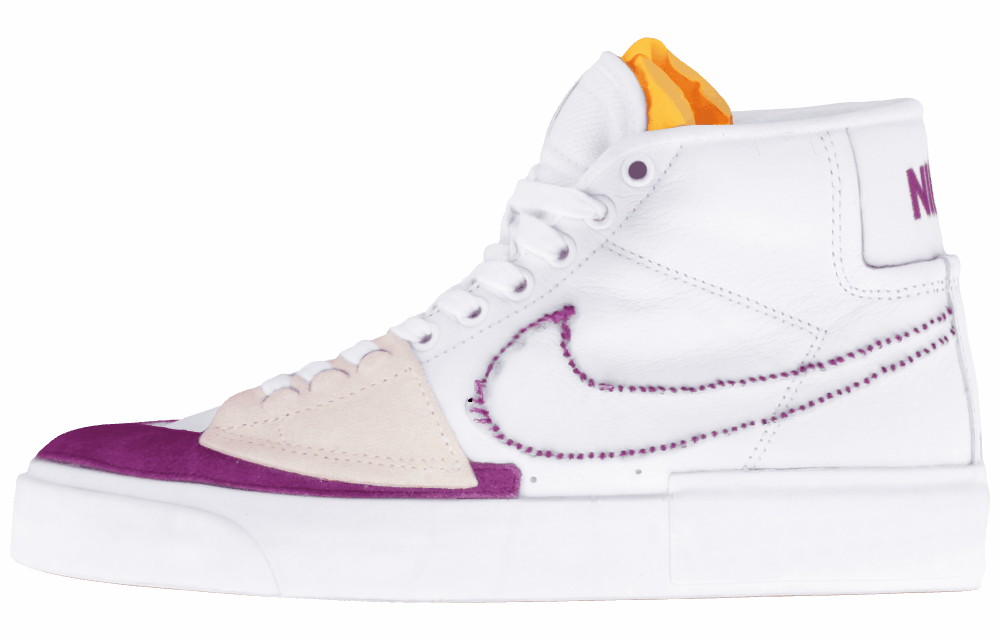 Кеды Nike SB Zoom Blazer Mid Edge Lakers