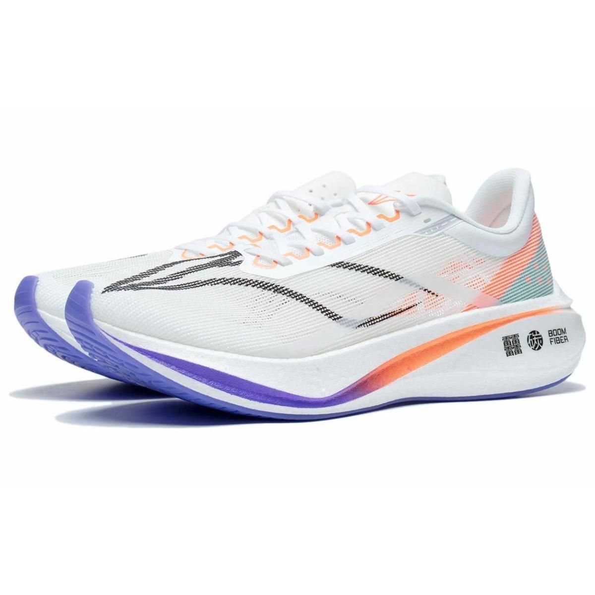 Кроссовки LiNing Feidian 3 Challenger White/Cyan/Purple/Orange