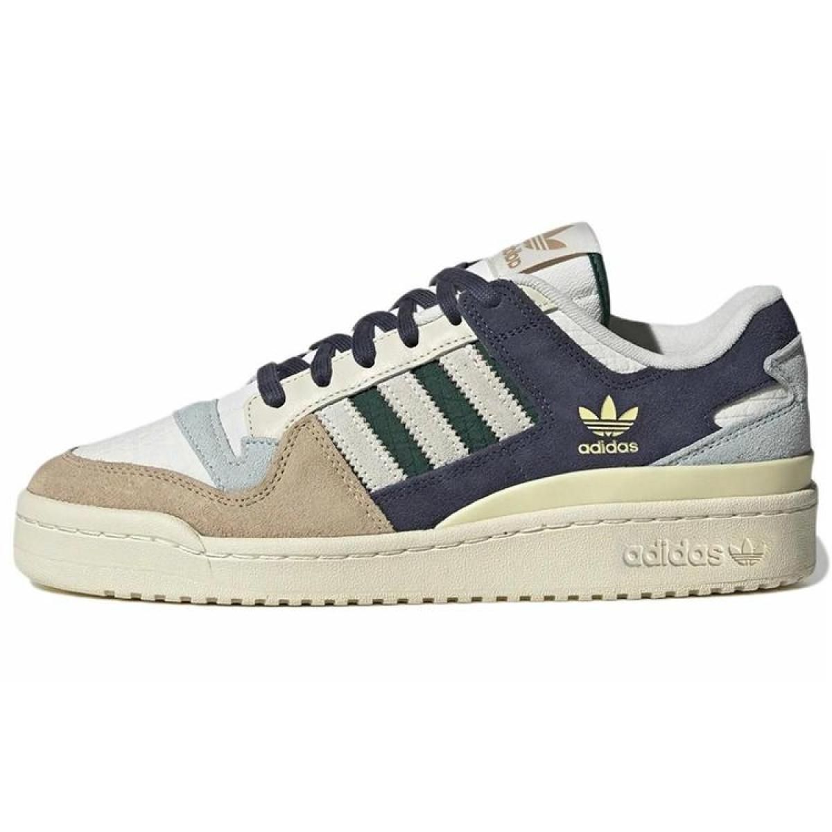Кроссовки Adidas Originals Forum 84 Low White/Blue/Green/Beige