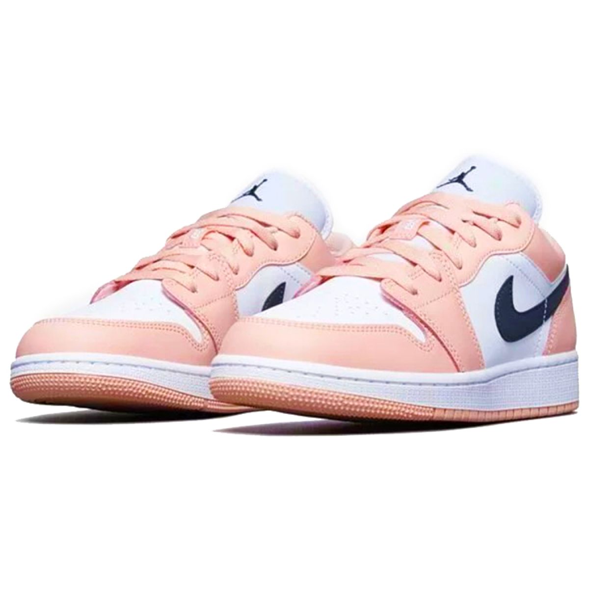 Подростковые кроссовки Air Jordan 1 Low Light Arctic Pink