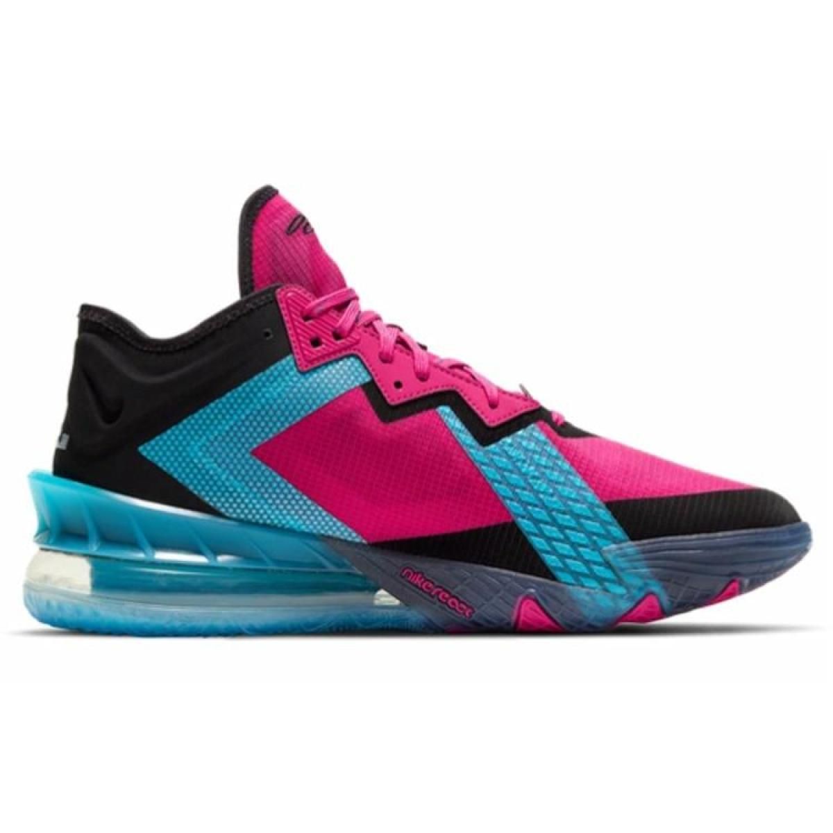 Кроссовки Nike Lebron 18 Fireberry Black/Blue/Pink