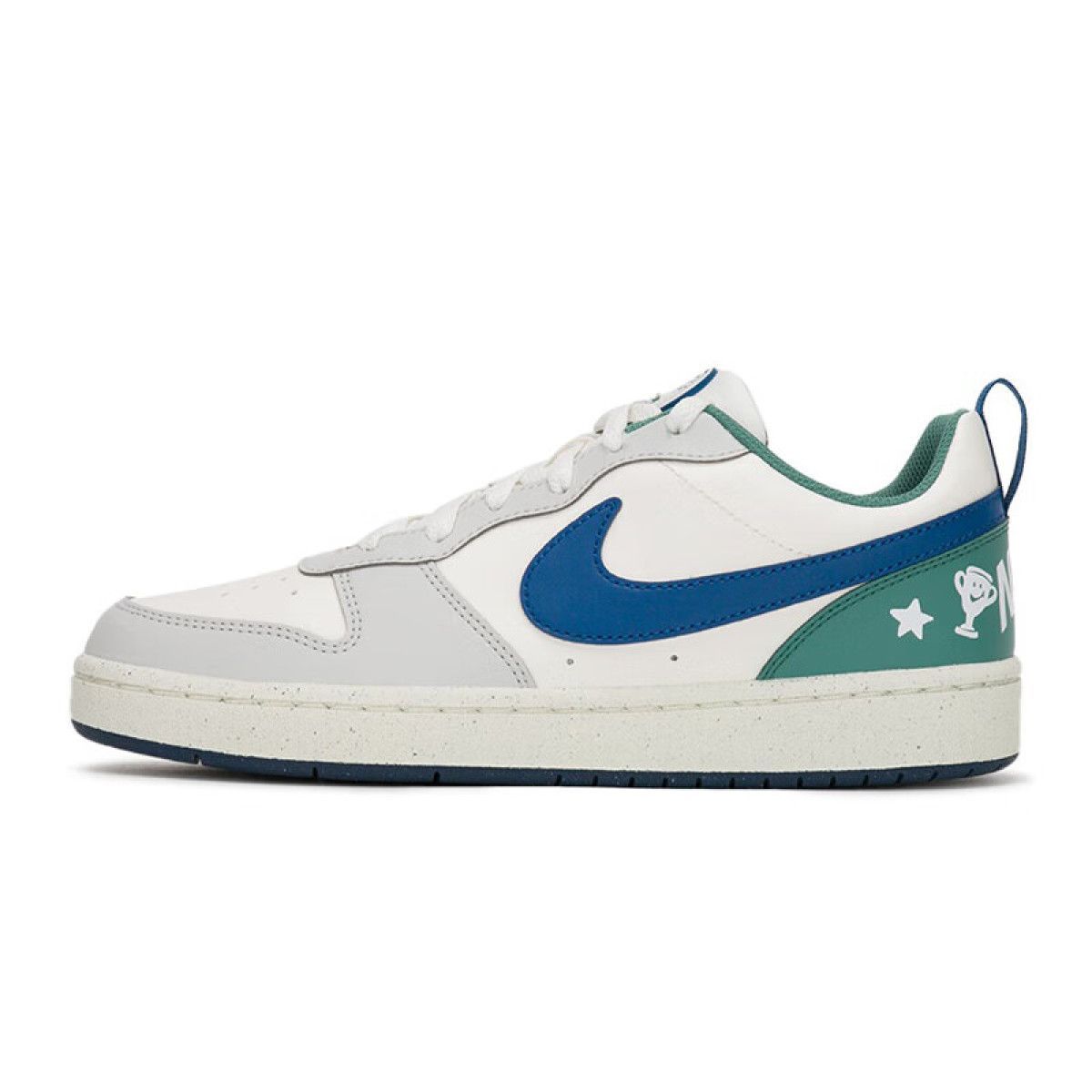 Подростковые кроссовки  Nike Court Borough Grey/White GS