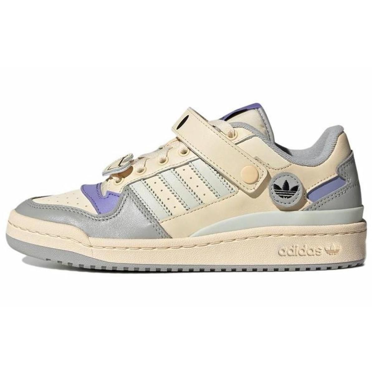 Женские кроссовки Adidas Originals Forum Low Beige/Purple