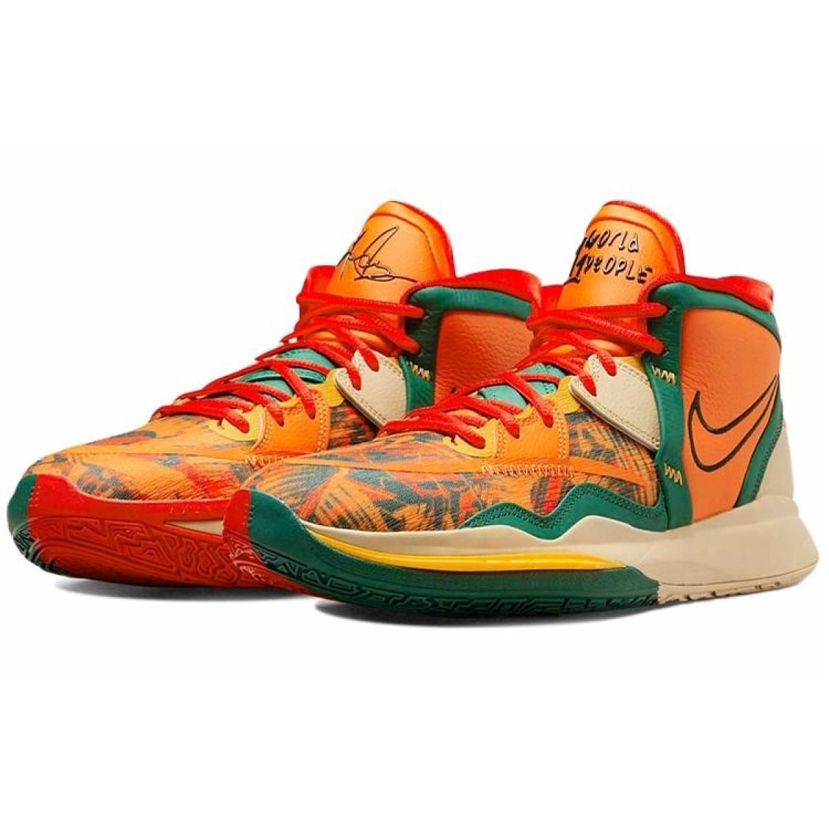 Кроссовки Nike Kyrie 8 Infinity One World One People Orange/Green