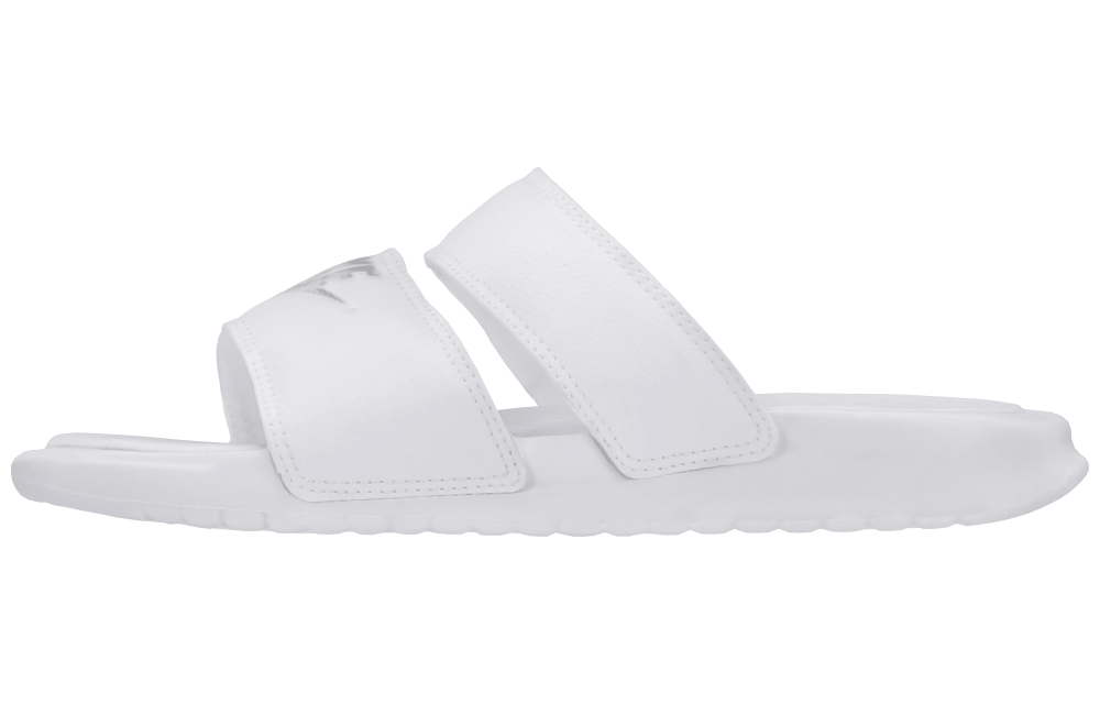 Шлёпанцы Nike Benassi Duo Ultra White/Metallic Silver