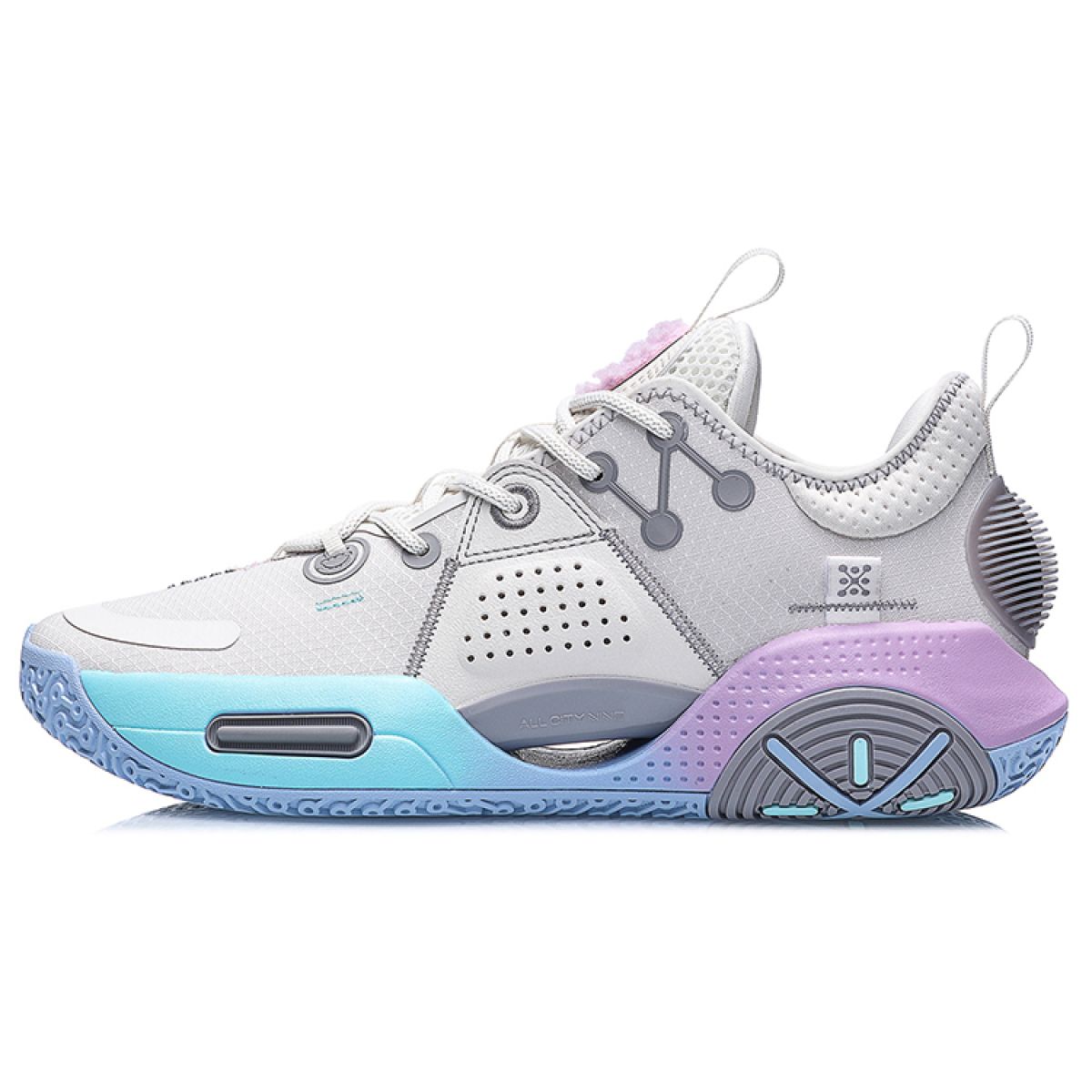 Мужские кроссовки LiNing All City 9 Pearl White/Butterfly Blue