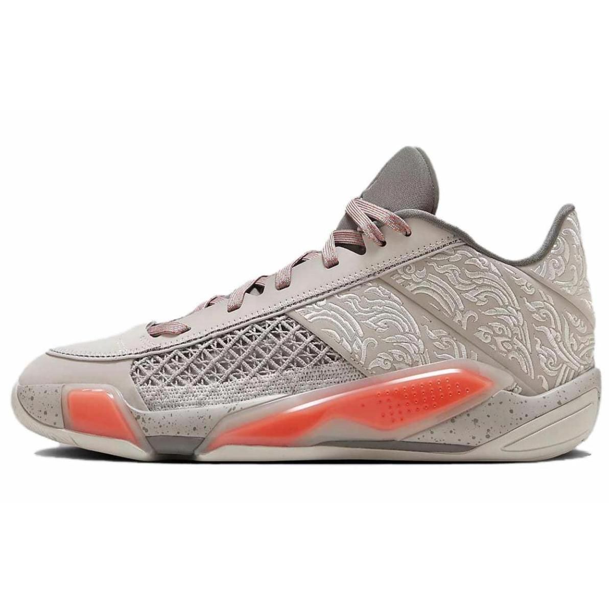 Мужские кроссовки Air Jordan 38 Low "Torch" Light Bone/Coconut Milk/Dark Russet/Campfire Orange