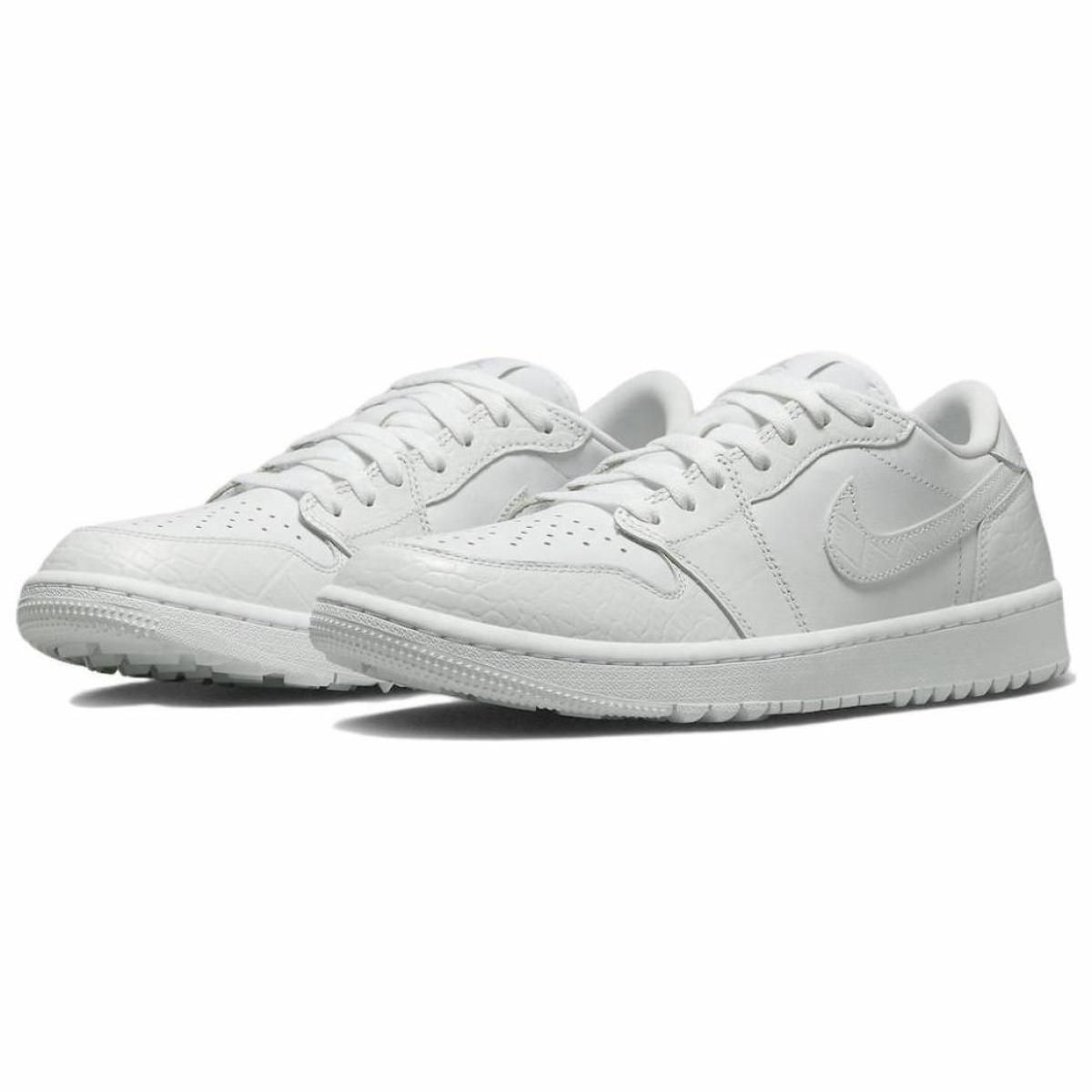 Кеды Air Jordan 1 Retro Low Golf "White Croc"