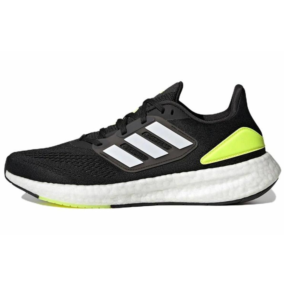 Мужские кроссовки Adidas Pureboost 22 Running Black/Yellow