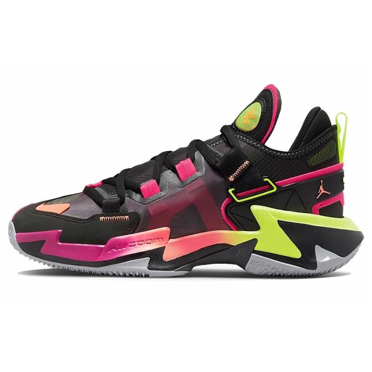 Мужские кроссовки Air Jordan Why Not.5 PF Black/Yellow/Pink