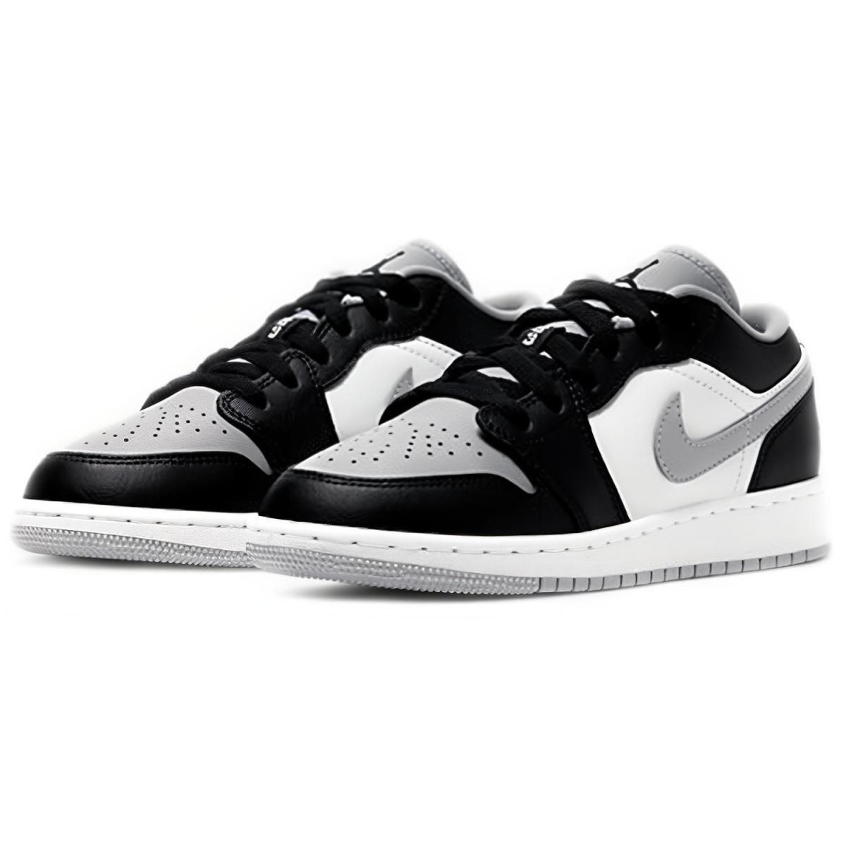Подростковые кроссовки Air Jordan 1 Shadow Low "Grey Toe" GS
