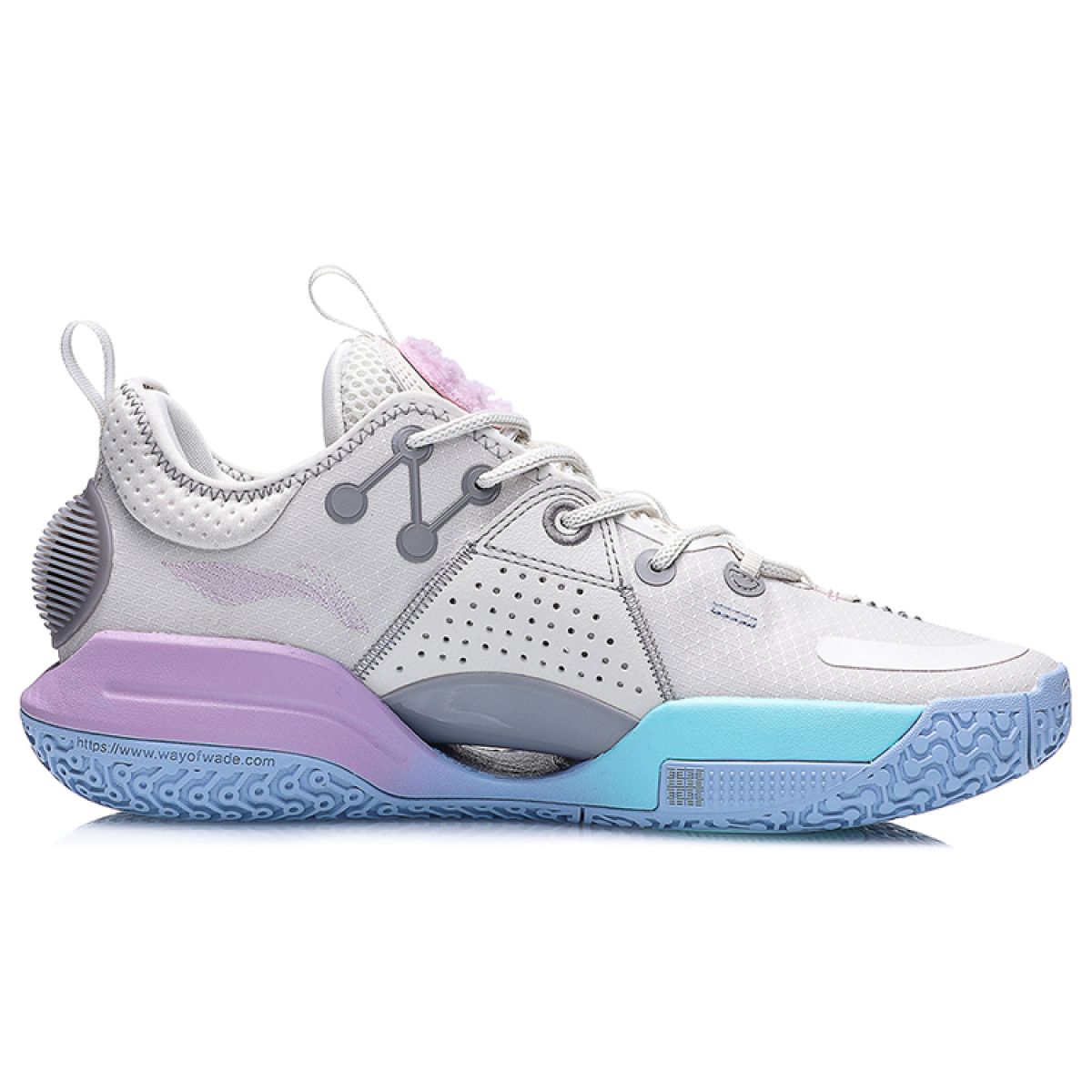 Мужские кроссовки LiNing All City 9 Pearl White/Butterfly Blue