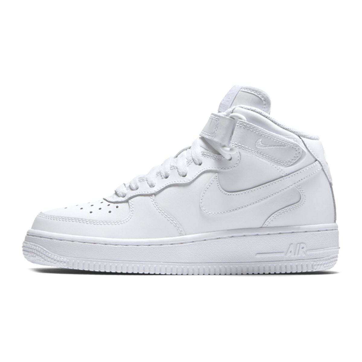 Подростковые кроссовки Nike Air Force 1 Mid White GS