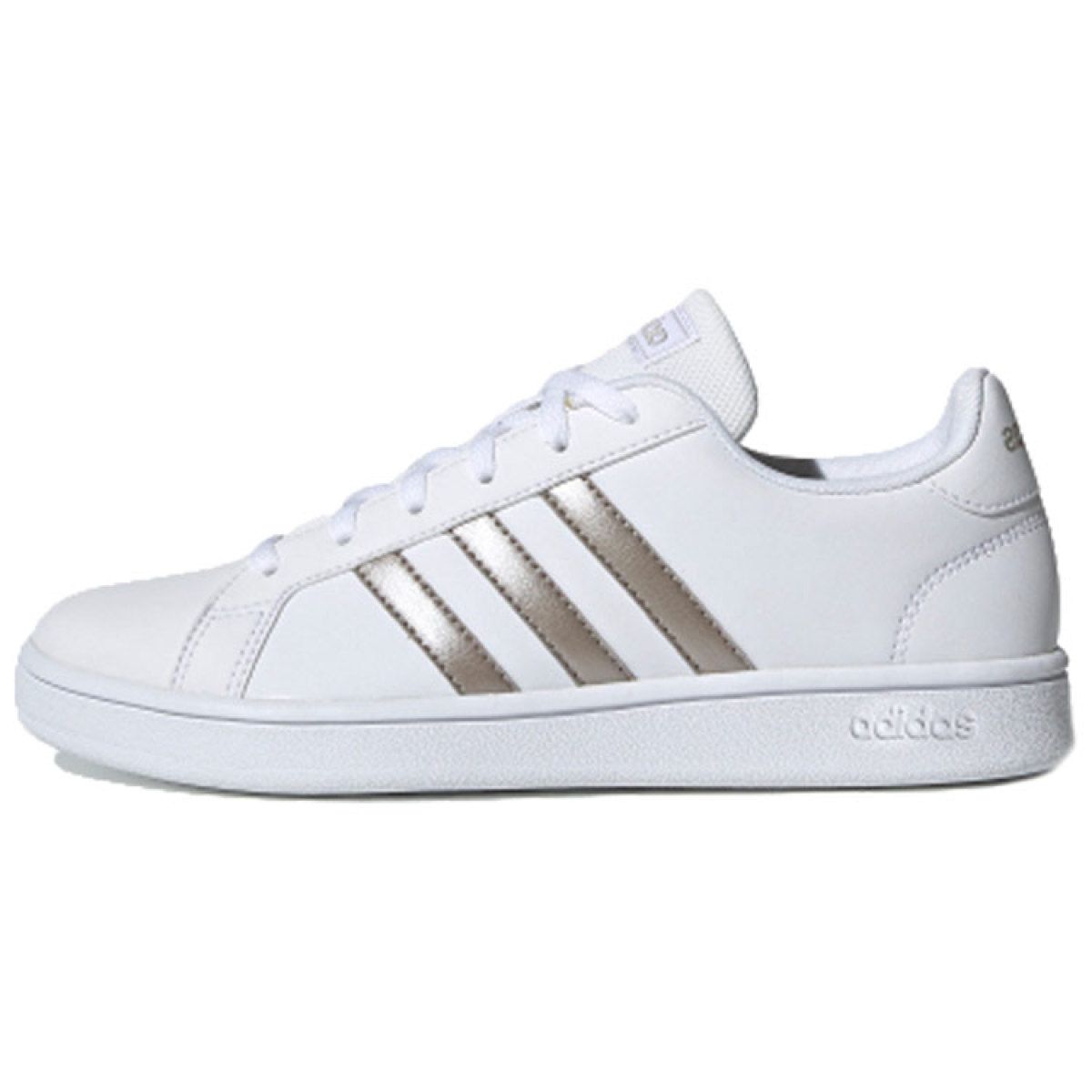 Женские кроссовки Adidas originals GRAND COURT Silver/White