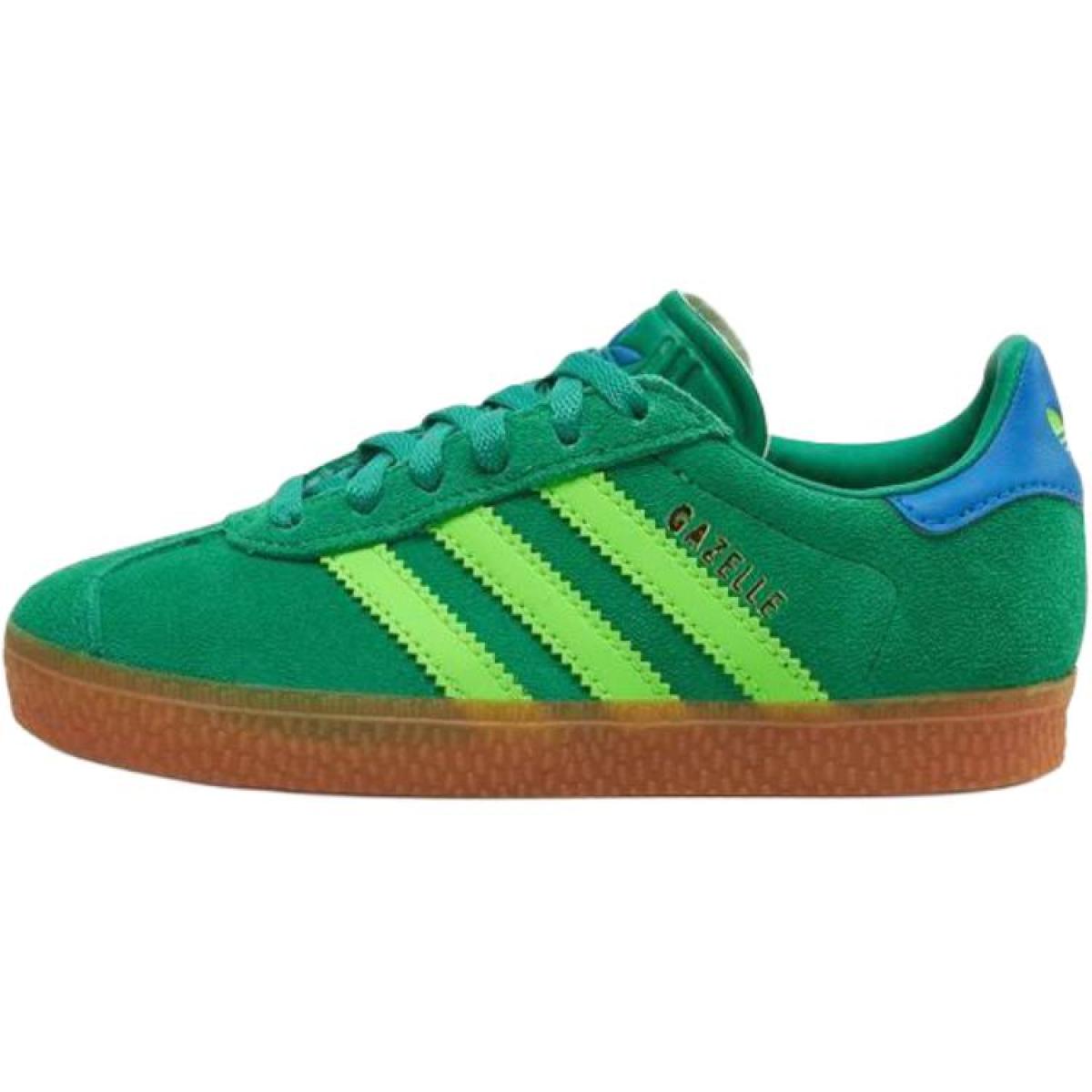 Подростковые кроссовки Adidas Originals Gazelle Green GS