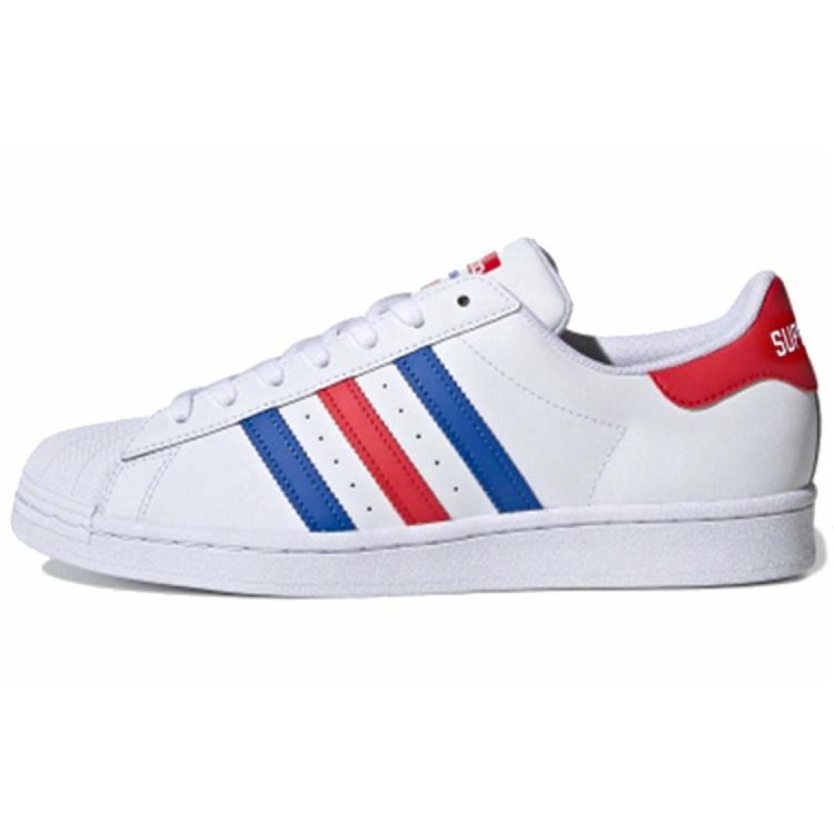 Кеды Adidas Originals Superstar White/Blue/Red