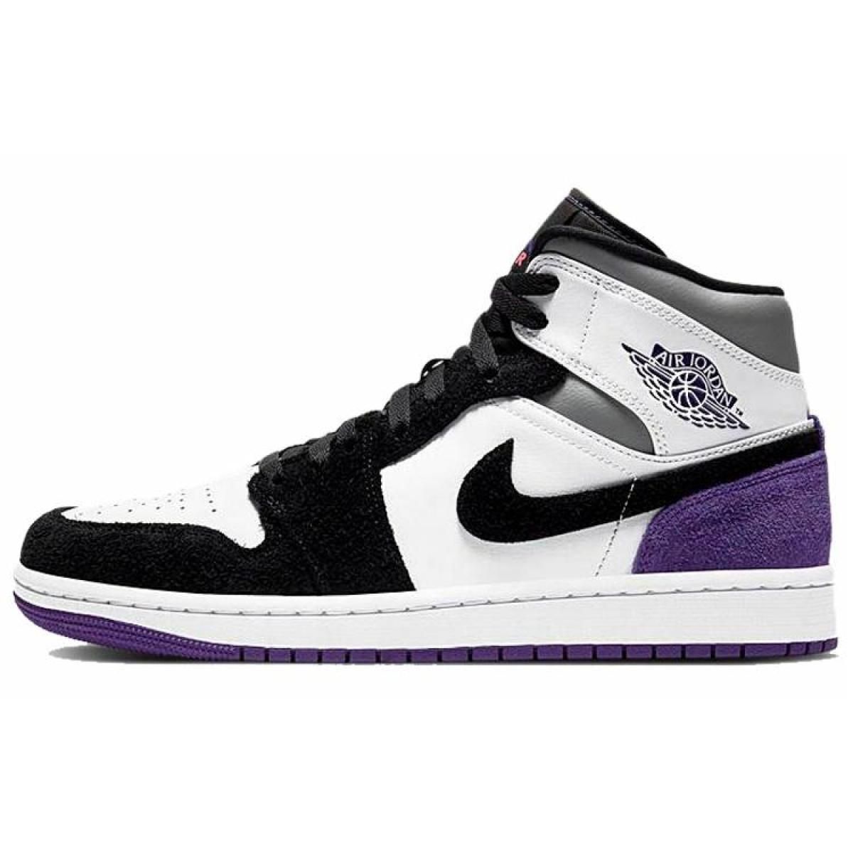 Мужские кроссовки Air Jordan 1 Mid Purple