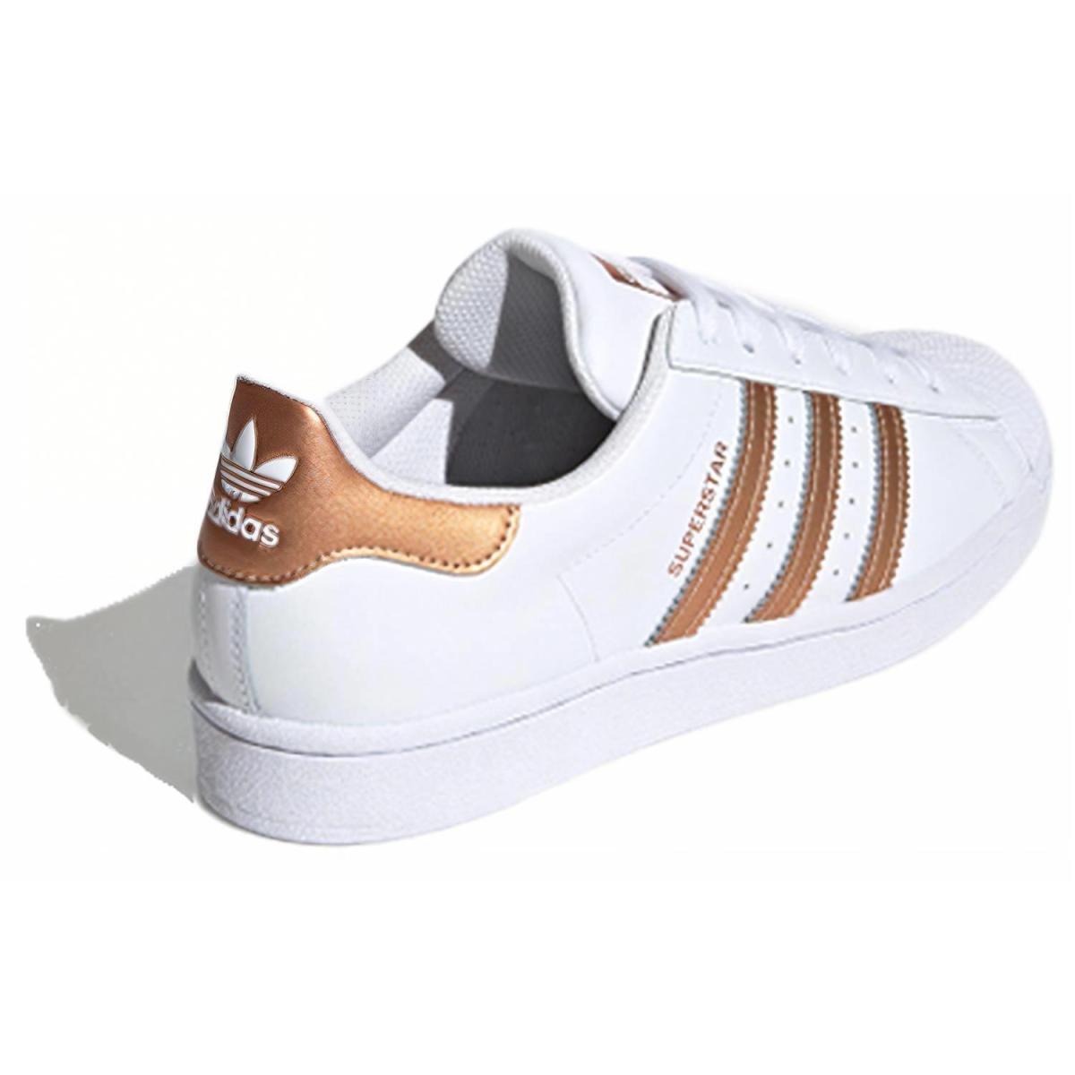 Женские кроссовки Adidas Originals Superstar White/Gold