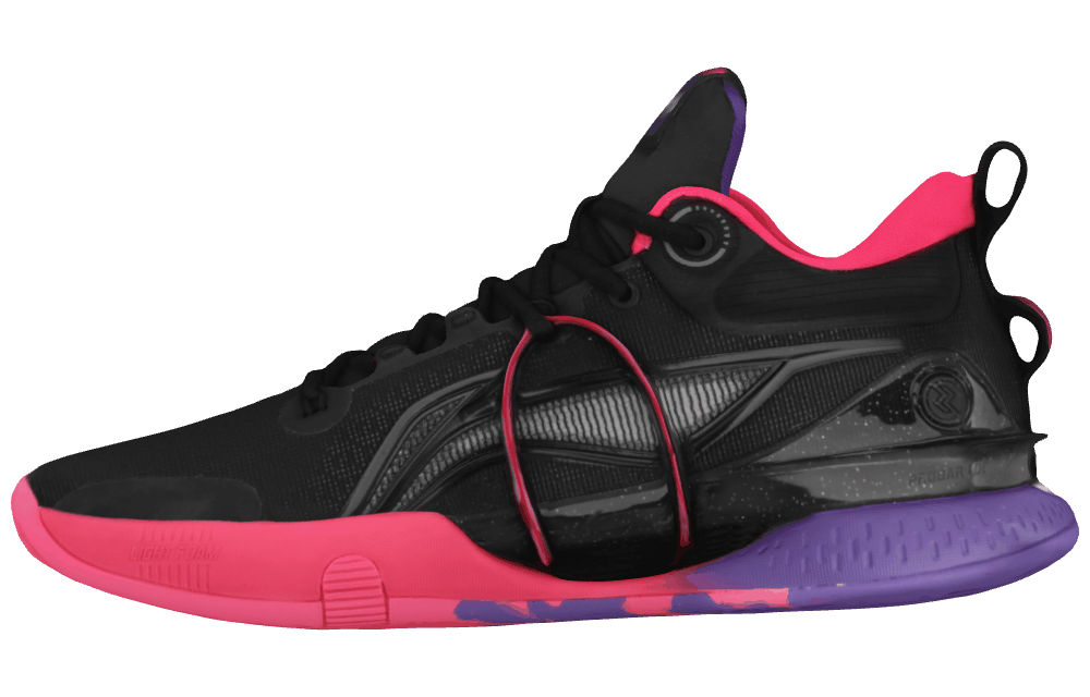 Мужские кроссовки LiNing Speed 8 Black/Pink/Purple