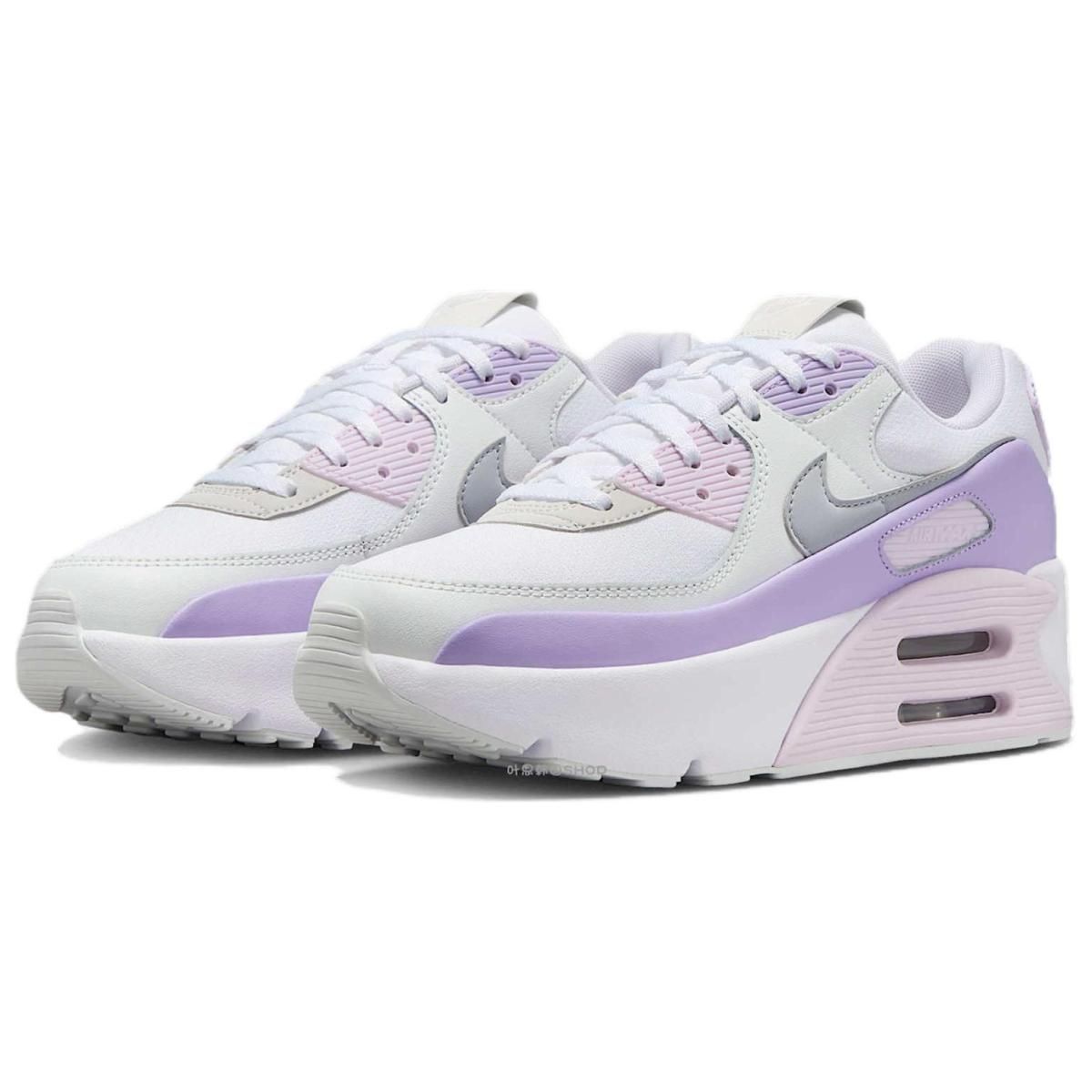 Женские кроссовки Nike Air Max 90 LV8 White/Purple