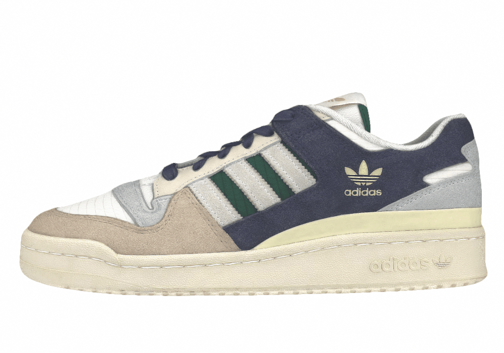 Кроссовки Adidas Originals Forum 84 Low White/Blue/Green/Beige