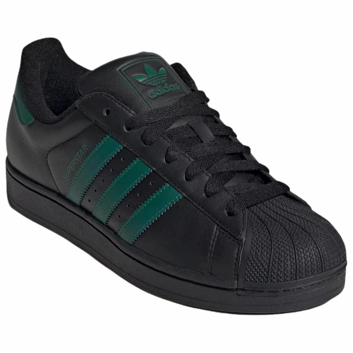 Кроссовки Adidas Originals Superstar Black/Green