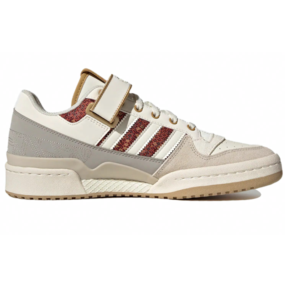 Кроссовки Adidas Originals Forum Low White/Red/Grey