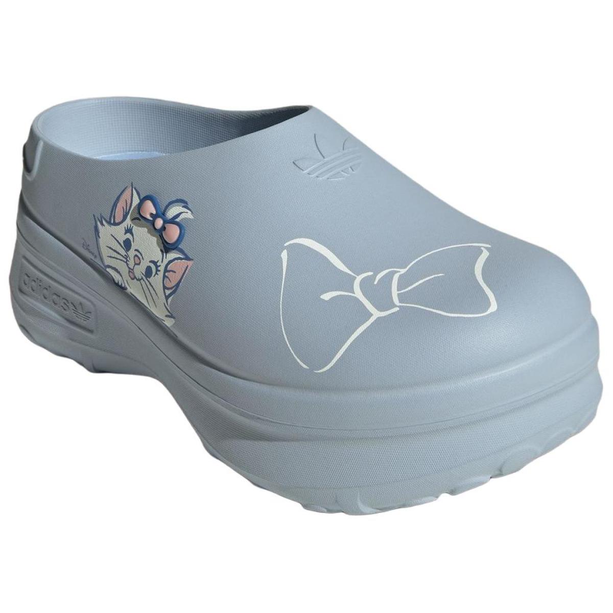 Женские сабо Disney х Adidas Originals AdiFOM Stan Smith Mule 3-5 cm "The Aristocats Focus Blue" Blue