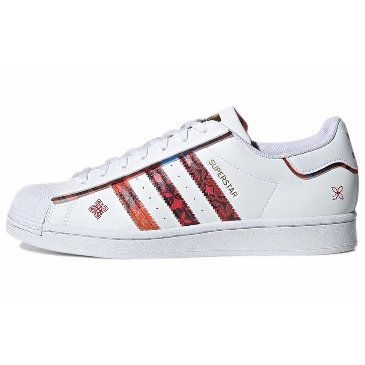 Кроссовки Adidas originals Superstar White/Red