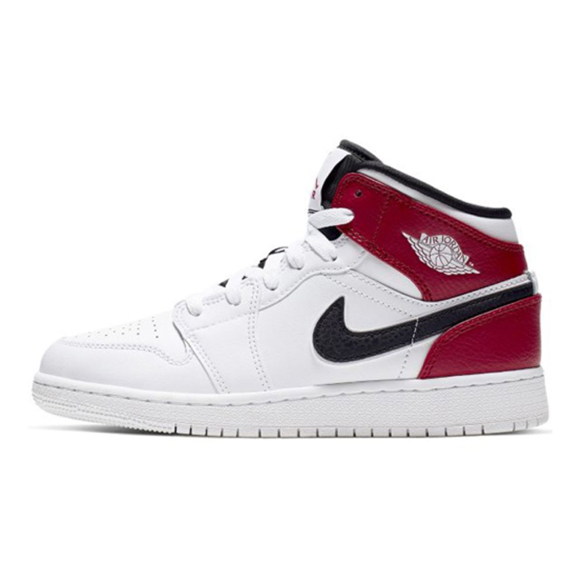 Подростковые кроссовки Jordan 1 Mid Chicago GS