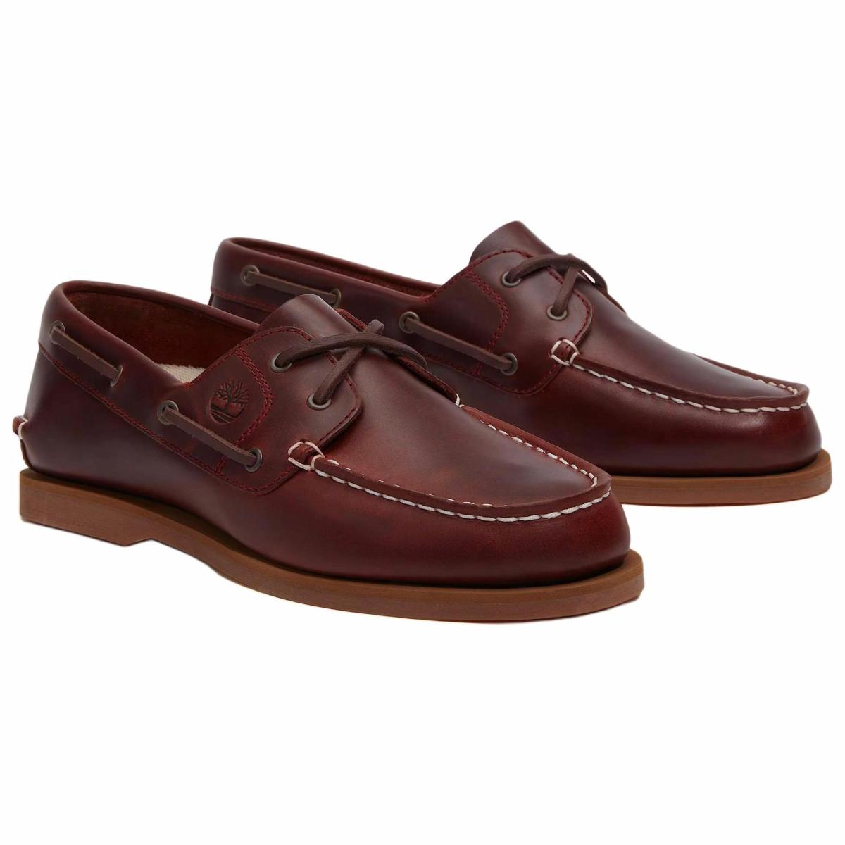 Женские лодочки Timberland Classic Boat Burgundy