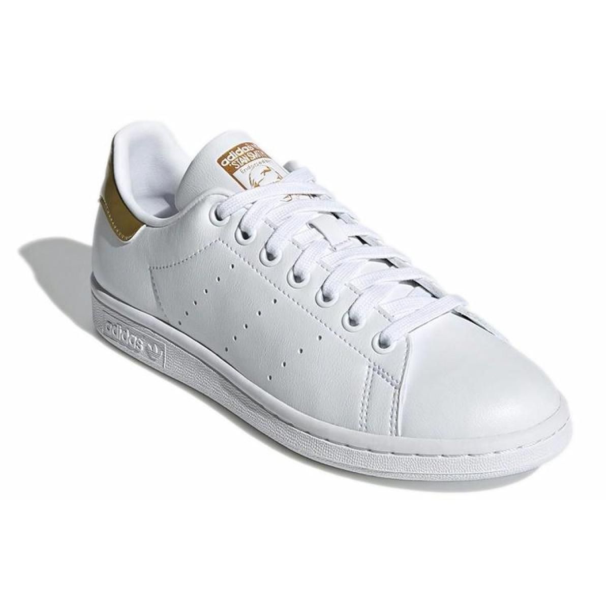 Женские кроссовки Adidas Originals Stan Smith White/Gold