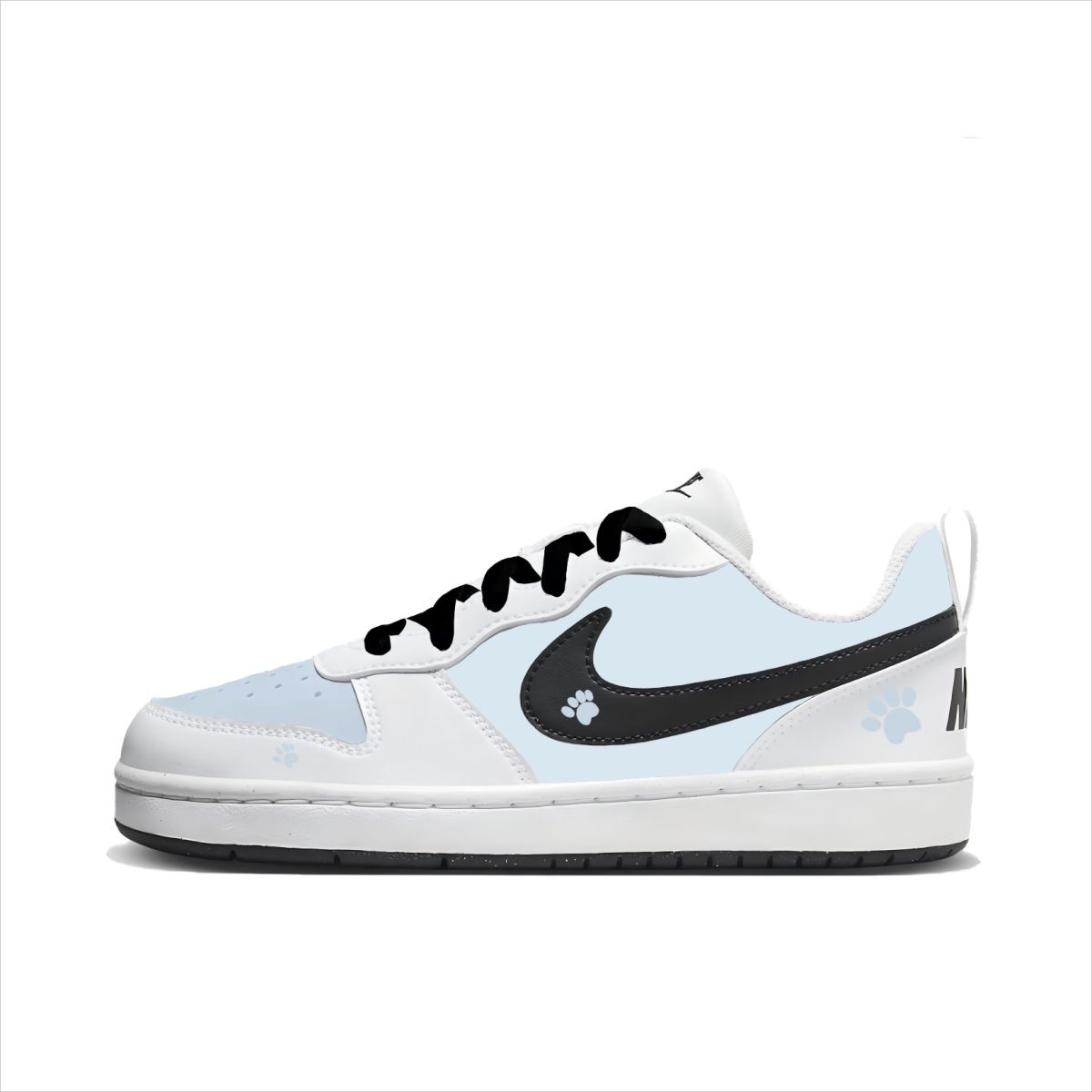 Подростковые кроссовки  Nike Court Borough White/Blue GS